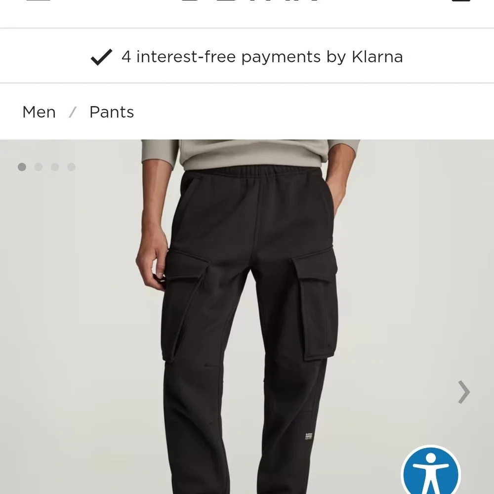 G-Star Men's Black Cargo Pants Size M - Picture 1 of 11